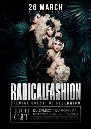 RADICALFASHION - club poster